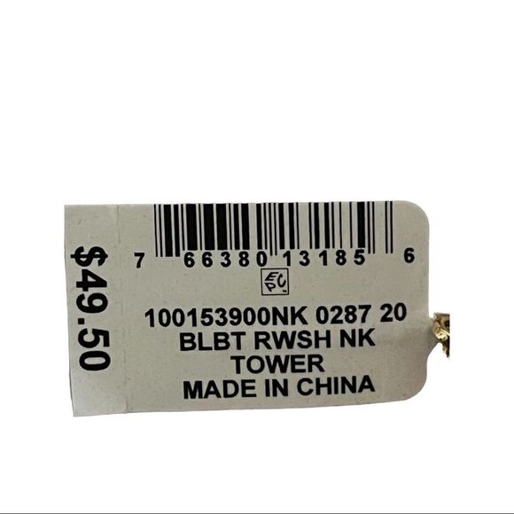 NWT ALFANI Color Box Chain Layered Collar Necklace, 17" + 2" extender - Picture 6 of 6